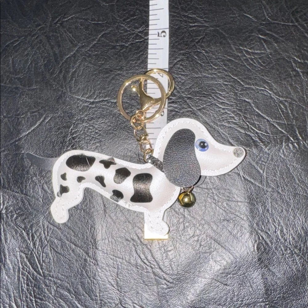 Dachshund Dog Keychain Bag Charm, NEW - Picture 4 of 5